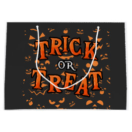 Trick oder Treat Halloween große Geschenktaschen Geschenktüte