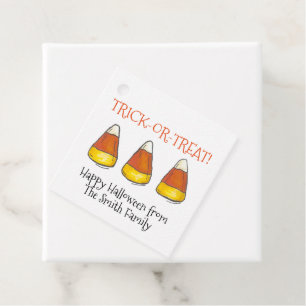 Trick oder Treat Halloween Herbst Candy Mais Kandi Geschenkanhänger