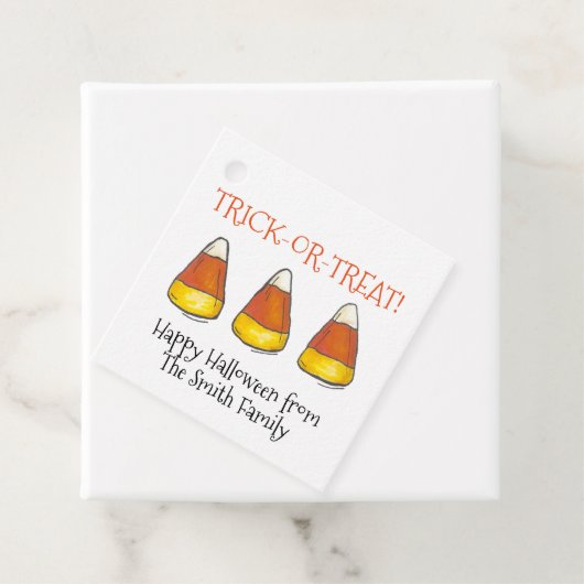 Trick oder Treat Halloween Herbst Candy Mais Kandi Geschenkanhänger (Beispiel)