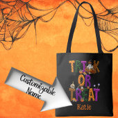 Trick oder Treat Halloween, individuell anpassbare Tasche