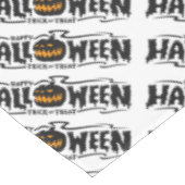 Trick oder Treat Halloween Jack-O-Lanterns Tischdecke (Schrägansicht)