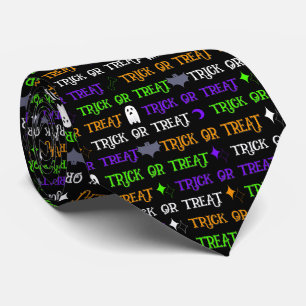 Trick oder Treat Halloween Krawatte