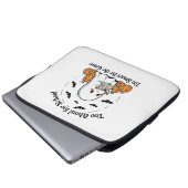 Trick oder Treat Halloween Laptopschutzhülle (Vorne Knopf)