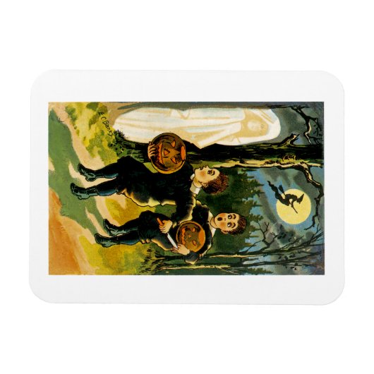 Trick oder Treat Halloween Magnet (Horizontal)