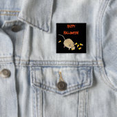 Trick oder Treat Halloween Maus mit Candy Corns Button (Beispiel)