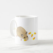 Trick oder Treat Halloween Maus mit Candy Corns Kaffeetasse (Vorderseite Links)