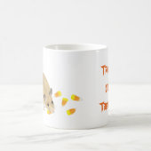 Trick oder Treat Halloween Maus mit Candy Corns Kaffeetasse (Mittel)