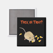 Trick oder Treat Halloween Maus mit Candy Corns Magnet (Vorderseite/Rückseite)