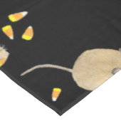 Trick oder Treat Halloween Maus mit Candy Corns Tischdecke (Schrägansicht)