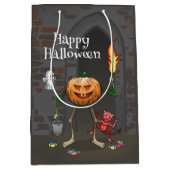 Trick oder Treat Halloween Mittlere Geschenktüte (Vorderseite)
