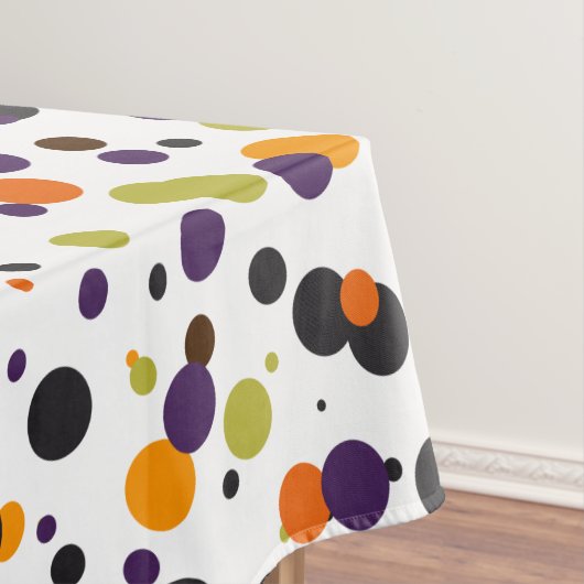 Trick oder Treat Halloween Moderne Polka Docks Tischdecke (Beispiel)