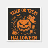 Trick oder Treat Halloween Napkins Serviette (Vorderseite)