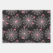 Trick oder Treat Halloween-niedliche Symbole Geschenkpapier Set (Vorderseite)