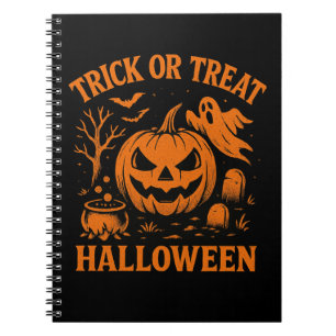 Trick oder Treat Halloween-Notebook Notizblock