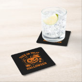 Trick oder Treat Halloween Paper Untersetzer (Vor Ort)