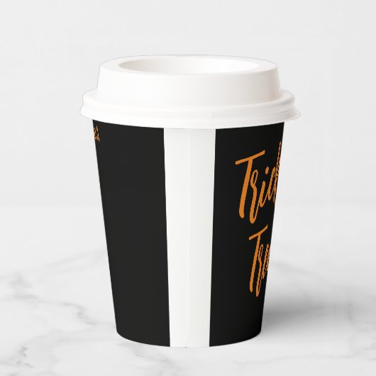 Trick oder Treat Halloween Pappbecher (Rechts)