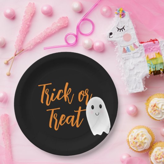 Trick oder Treat Halloween Pappteller (Party)