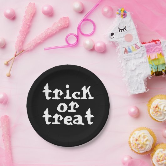 Trick oder Treat Halloween Pappteller (Party)