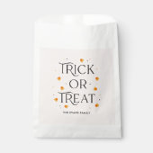 Trick oder Treat Halloween-Party Bevorzugung Tasch Geschenktütchen (Vorderseite)