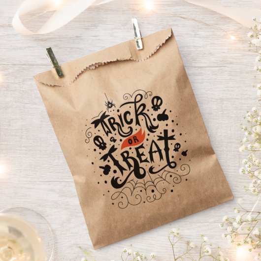 Trick oder Treat Halloween-Party Candy Leckerei Geschenktütchen (Ausgeschnitten)