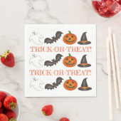 Trick oder Treat Halloween-Party Ghost Witch Bat Serviette (Beispiel)