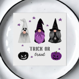 Trick oder Treat Halloween-Party | Niedlich Spooky Serviette