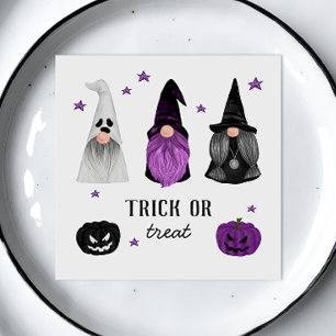 Trick oder Treat Halloween-Party   Niedlich Spooky Serviette