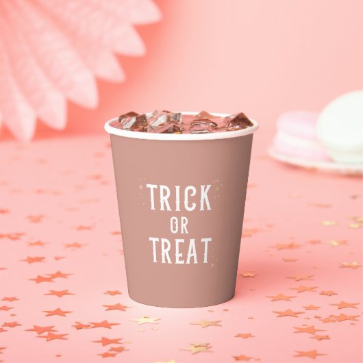 Trick oder Treat Halloween-Party Pappbecher (Insitu)