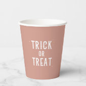 Trick oder Treat Halloween-Party Pappbecher (Vorderseite)