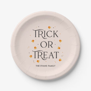 Trick oder Treat Halloween-Party Teller