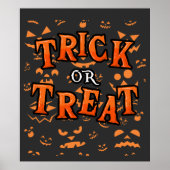 Trick oder Treat Halloween Poster (Vorne)