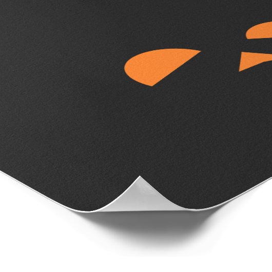 Trick oder Treat Halloween Poster (Ecke)