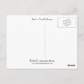 Trick oder Treat Halloween Postkarte (Rückseite)