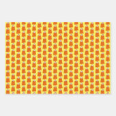 Trick oder Treat Halloween Pumpkin Candy Corn Geschenkpapier Set (Vorderseite 3)