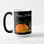 Trick oder Treat Halloween Pumpkin Cat Niedlich Verwandlungstasse (Links)