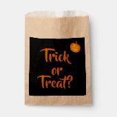 Trick oder Treat? | Halloween Pumpkin Favor Bags Geschenktütchen (Vorderseite)