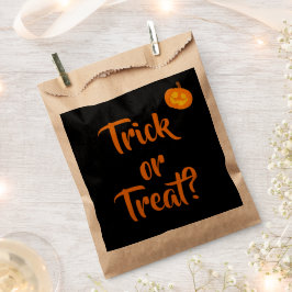 Trick oder Treat? | Halloween Pumpkin Favor Bags Geschenktütchen