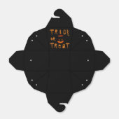 Trick oder Treat Halloween Pumpkin Geschenkschachtel (Ungefaltet)