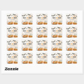 Trick oder Treat Halloween Pumpkin Ghost Sticker (Blatt)