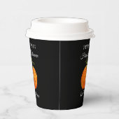 Trick oder Treat Halloween Pumpkin Niedlich Pappbecher (Rechts)