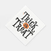 Trick oder Treat Halloween Serviette (Ecke)