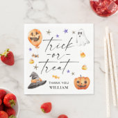 Trick oder Treat Halloween Serviette (Beispiel)