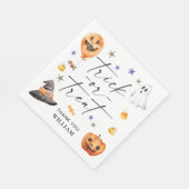 Trick oder Treat Halloween Serviette (Ecke)