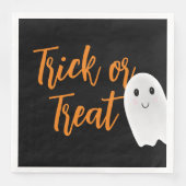 Trick oder Treat Halloween Serviette (Vorderseite)