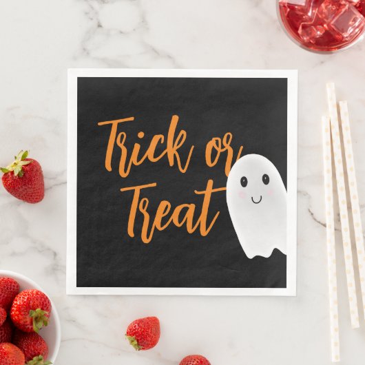 Trick oder Treat Halloween Serviette (Beispiel)