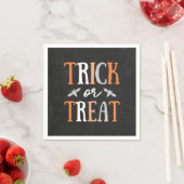 Trick oder Treat | Halloween Serviette (Beispiel)