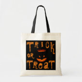 Trick oder Treat Halloween Skull Tragetasche (Vorne)