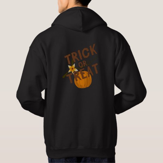 TRICK ODER TREAT Halloween Special Man's Hoodie (Rückseite)