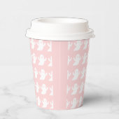 Trick oder Treat Halloween Spooky Ghost Niedlich P Pappbecher (Rechts)