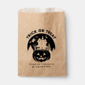 Trick oder Treat Halloween Spuk House Kraft Geschenktütchen (Vorderseite)